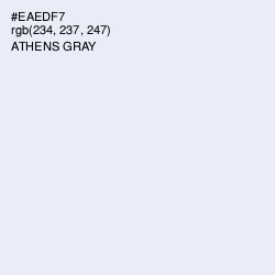 #EAEDF7 - Athens Gray Color Image